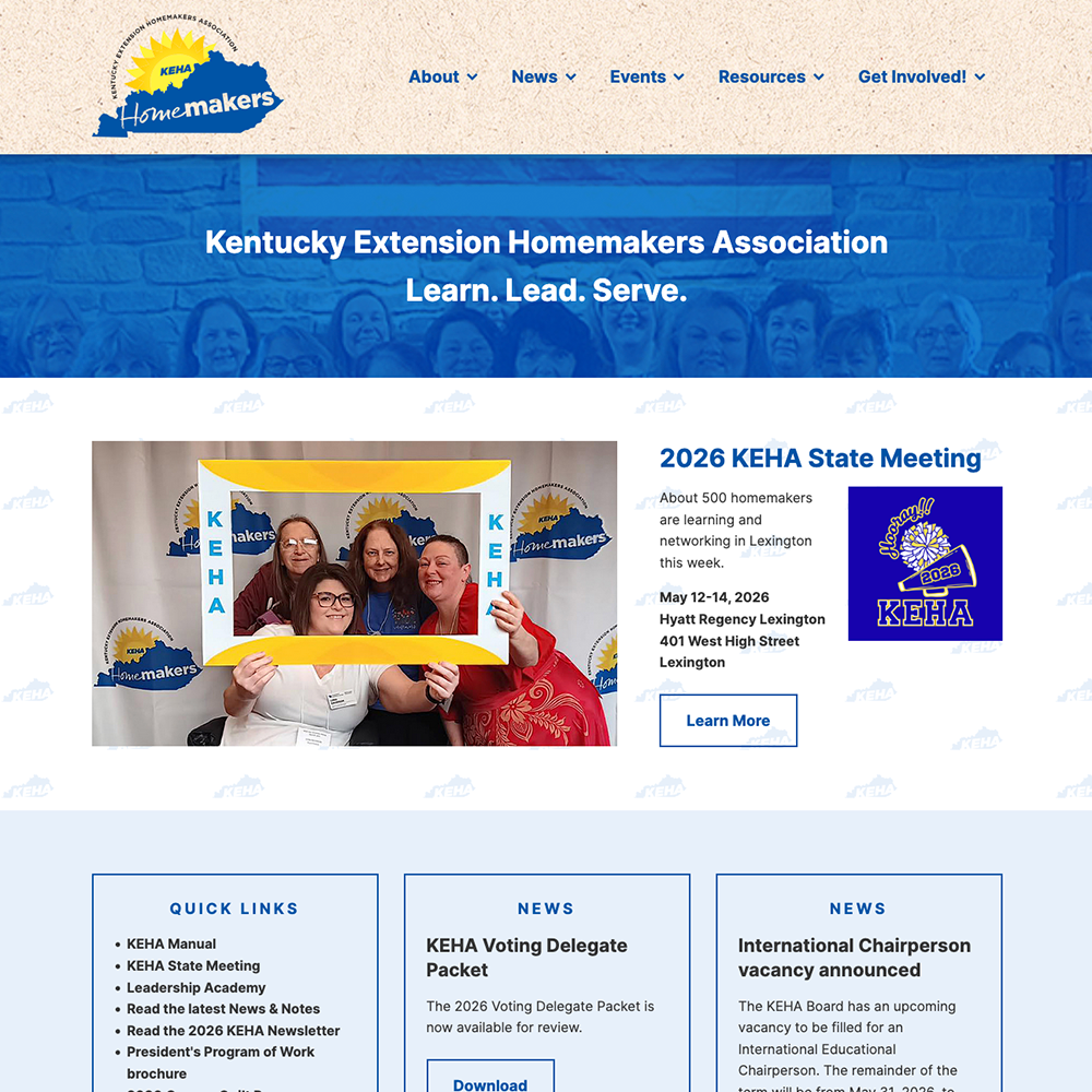 The new KEHA website launched on May 11, 2026.